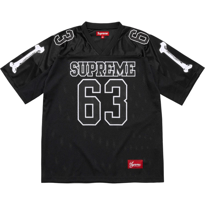 Supreme Bones Football Jersey Black