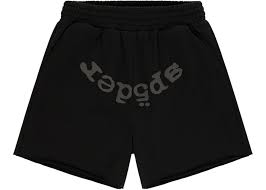 Sp5der OG Web V2 Phantom Shorts Black