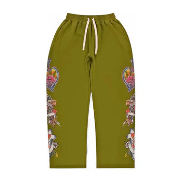 We Are Righteous Risen King Sweatpants Moss (Green)