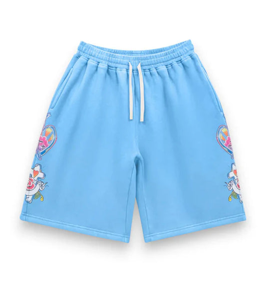 We Are Righteous Risen King Shorts Blue