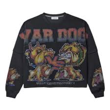 Vale Forever War Dogs Long Sleeve Tee Black